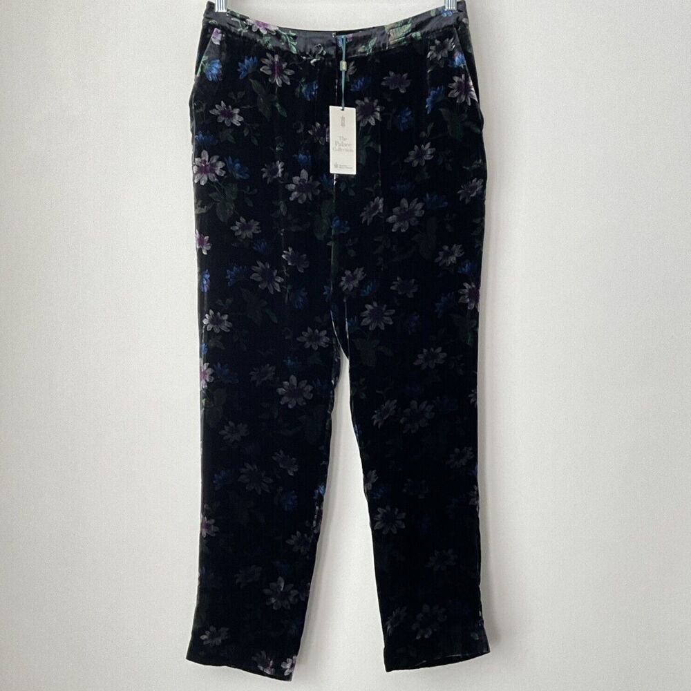 Silk Blend Hobbs Palace Collection Passion Flower Trouser Pants 8 - Picture 12 of 12